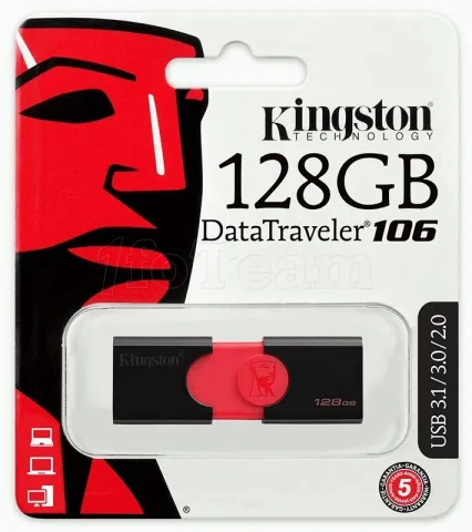 Photo de Clé USB 3.0 Kingston DataTraveler 106 - 128Go