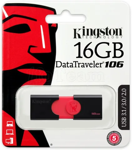 Photo de Clé USB 3.0 Kingston DataTraveler 106 - 16Go