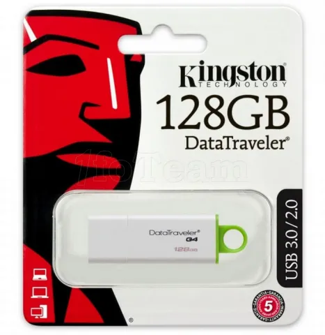 Photo de Clé USB 3.0 Kingston DataTraveler G4 - 128Go