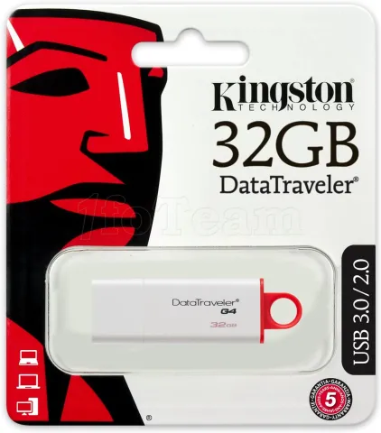 Photo de Clé USB 3.0 Kingston DataTraveler G4 - 32Go