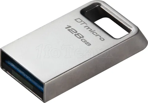 Photo de Clé USB 3.0 Kingston DataTraveler Micro - 128 Go (Argent)