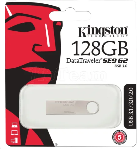 Photo de Clé USB 3.0 Kingston DataTraveler SE9 G2 - 128Go
