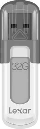 Photo de Clé USB 3.0 Lexar JumpDrive V100 - 32Go (Gris)