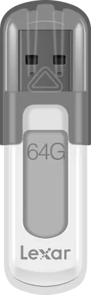 Photo de Clé USB 3.0 Lexar JumpDrive V100 - 64Go (Gris)