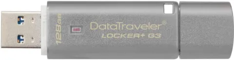 Photo de Clé USB 3.0 sécurisée Kingston DataTraveler Locker+ G3 - 128Go