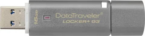 Photo de Clé USB 3.0 sécurisée Kingston DataTraveler Locker+ G3 - 16Go