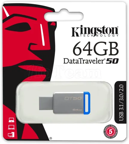 Photo de Clé USB 3.1 Kingston DataTraveler 50 - 64Go