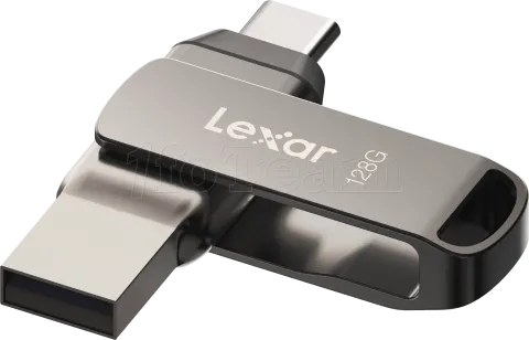 Photo de Clé USB 3.1 Lexar JumpDrive D400 - 128Go (Gris)