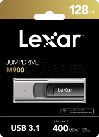 Photo de Clé USB 3.1 Lexar JumpDrive M900 - 128Go (Noir)