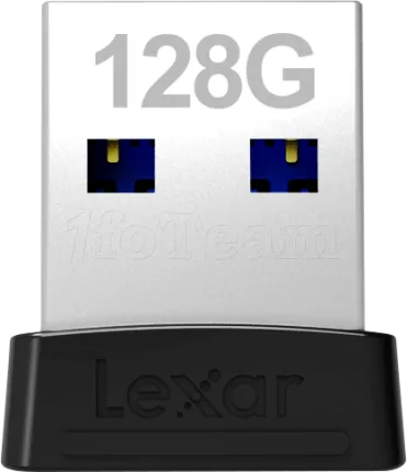 Photo de Clé USB 3.1 Lexar JumpDrive S47 - 128Go (Noir)