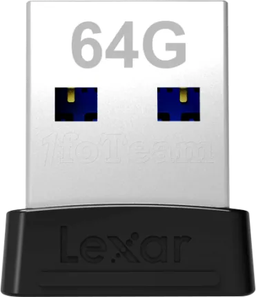 Photo de Clé USB 3.1 Lexar JumpDrive S47 - 64Go (Noir)