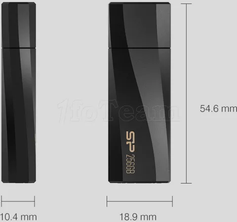 Photo de Clé USB 3.1 Silicon Power Blaze B07 - 32Go (Noir)