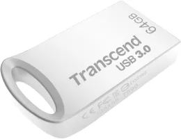 Photo de Clé USB 3.1 Transcend JetFlash 710 - 64Go (Argentu)