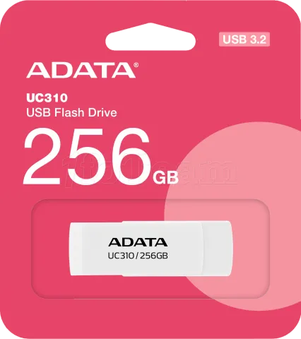 Photo de Clé USB 3.2 Adata UC310 - 256Go (Blanc)