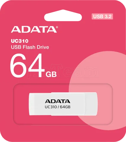 Photo de Clé USB 3.2 Adata UC310 - 64Go (Blanc)