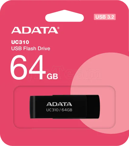 Photo de Clé USB 3.2 Adata UC310 - 64Go (Noir)