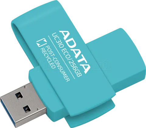 Photo de Clé USB 3.2 Adata UC310 Eco - 256Go (Bleu)