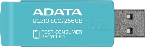 Photo de Clé USB 3.2 Adata UC310 Eco - 256Go (Bleu)