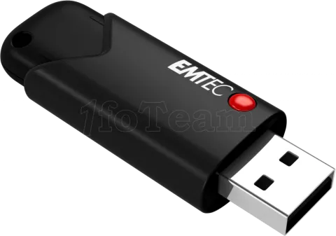 Photo de Clé USB 3.2 Emtec B120 Click Secure - 16Go (Noir)