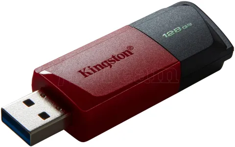 Photo de Clé USB 3.2 Kingston DataTraveler Exodia M - 128Go (Rouge/Noir)