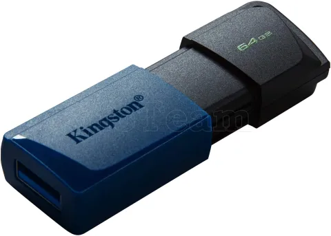 Photo de Clé USB 3.2 Kingston DataTraveler Exodia M - 64Go (Bleu/Noir)