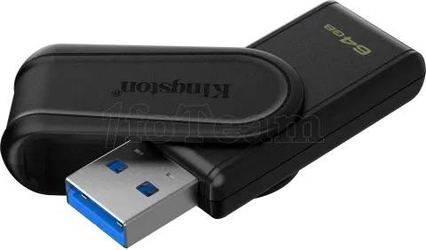 Photo de Clé USB 3.2 Kingston DataTraveler Exodia S - 64Go (Noir)
