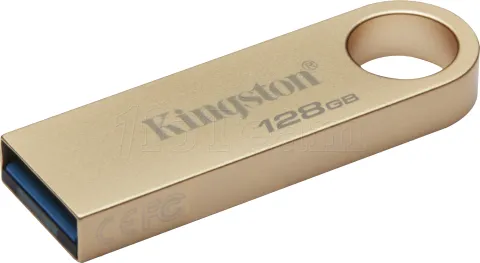 Photo de Clé USB 3.2 Kingston DataTraveler SE9 G3 - 128Go (Or)