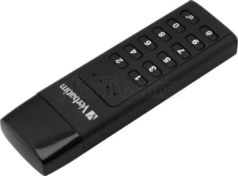 Photo de Clé USB 3.2 sécurisée Verbatim - 64Go (Noir)