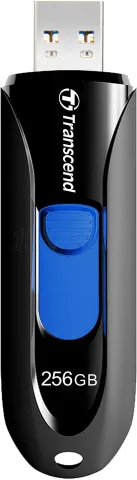 Photo de Clé USB 3.2 Transcend JetFlash 790 - 256Go (Noir/Bleu)