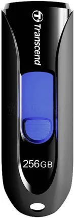 Photo de Clé USB 3.2 Transcend JetFlash 790 - 256Go (Noir/Bleu)