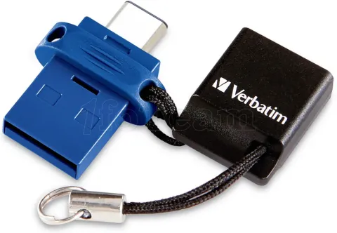 Photo de Clé USB 3.2 Type A/C Verbatim Store'N'Go Dual - 32Go (Noir)