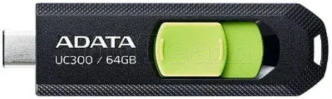 Photo de Clé USB 3.2 Type C Adata UC300 - 64Go (Noir)