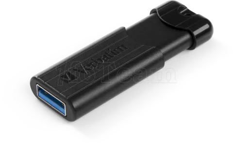 Photo de Clé USB 3.2 Verbatim PinStripe - 128Go (Noir)