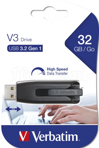 Photo de Clé USB 3.2 Verbatim Store'N'Go - 32Go (Noir)