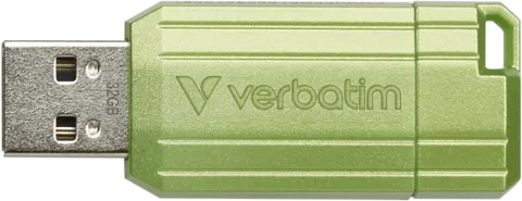 Photo de Clé USB-A Verbatim PinStripe - 32Go (Vert)