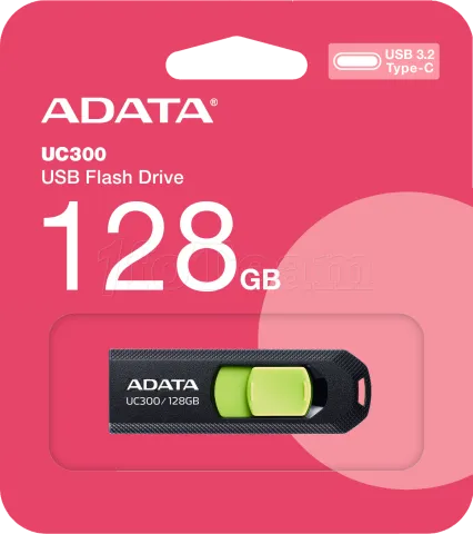 Photo de Clé USB-C 3.2 Adata UC300 - 128Go (Noir)