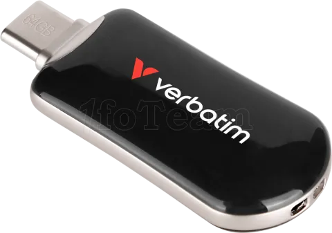Photo de Clé USB-C 3.2 Verbatim Plectra - 256Go (Noir)