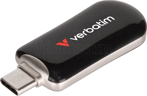 Photo de Clé USB-C 3.2 Verbatim Plectra - 512Go (Noir)