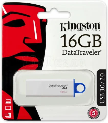 Photo de Clé USB Kingston 16 Go DataTraveler G4 USB 3.0