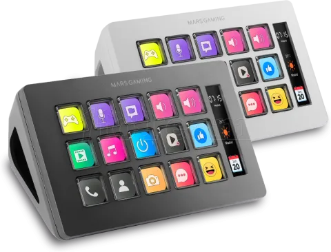 Photo de Console de streaming Mars Gaming Stream Deck Slim MSD-One (Noir)