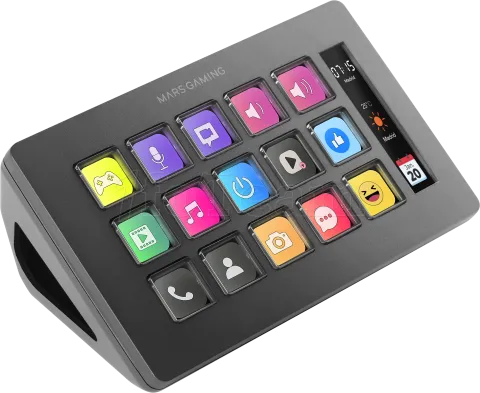 Photo de Console de streaming Mars Gaming Stream Deck Slim MSD-One (Noir)