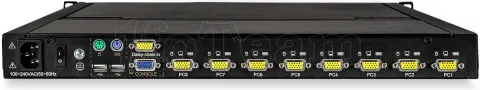 Photo de Console KVM StarTech RKCONS1708K 8 entrées avec écran LCD (Noir)