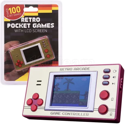 Photo de Console Retro Gaming ORB Gaming Retro Pocket Games (Rouge/Beige)