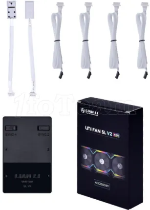 Photo de Contrôleur/Hub Lian Li Uni Hub SLV2 L-Connect 3 (Blanc)