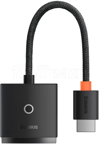 Photo de Convertisseur Baseus Lite HDMI mâle (Type A) 1.2 vers VGA femelle (D-sub DE-15) (Noir)