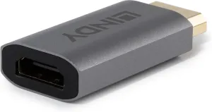 Photo de Convertisseur Lindy  USB Type C vers DisplayPort 8k (Argent)