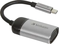 Photo de Convertisseur USB Type C Verbatim vers VGA (Argent)
