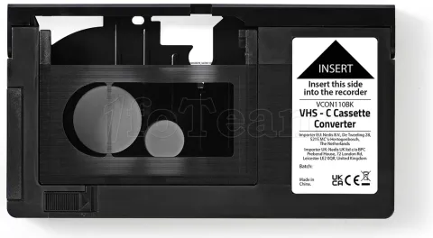 Photo de Convertisseur VHS-C à VHS Nedis VCON110BK (Noir)