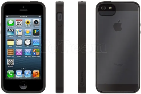 Photo de Coque de protection Griffin Reveal Core pour iPhone 5/5S (Noir/Transparent)