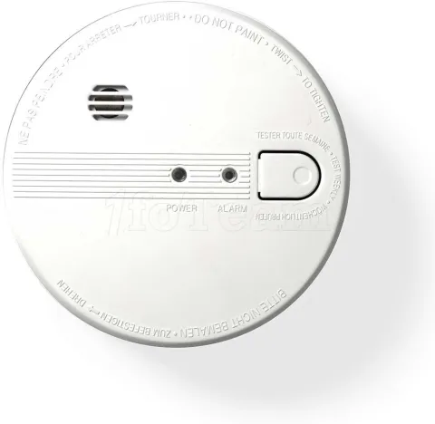 Photo de Détecteur de fumée Nedis DTCTSC20 interconnectable (Blanc)